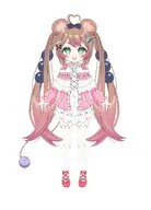 artist:elfwyrd character:kanna_kamui dressupirina // 2300x3200 // 387KB