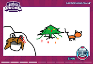 artist:sinn character:daisy_(cat) character:irina christmas christmas_tree gartic_phone sketch // 770x525 // 59KB