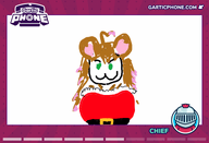 artist:chiefraub character:irina christmas cookie gartic_phone large_chest santa_costume sketch // 770x525 // 60KB