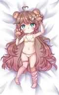 artist:fruitbatp bra dakimakura flat_chest gloves panties the_gloves_stay_on underwear underwear_only // 2500x4000 // 756KB