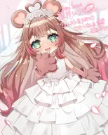 artist:nerikiri_v flower wedding wedding_dress // 1916x2388 // 501KB