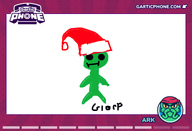 alien artist:ark christmas gartic_phone santa_hat // 770x525 // 50KB