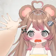 artist:irina_kumai asset blush flat_chest kabedon official_model spiral_eyes // 1080x1080 // 660KB