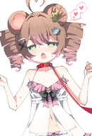 artist:fdk_susk character:irina collar heart leash underwear // 1447x2143 // 1.0MB