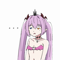 animated artist:tea_vn_ character:yumi_tomomi disgust flat_chest meme // 720x720, 11.9s // 505KB