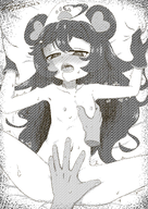 artist:tndaki completely_nude drooling flat_chest gloves nipples sex // 3035x4299 // 6.1MB