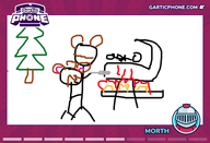 artist:morth character:irina character:irinas_child character:pawnii_chan christmas christmas_tree gartic_phone grill sketch // 770x525 // 63KB