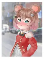 artist:eggmosan blush princess_outfit short_hair sweat_drop tsundere // 1883x2564 // 314KB