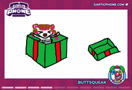 artist:buttsqueak censor_bar censoring character:irina christmas christmas_present gartic_phone sketch // 770x525 // 62KB