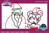 artist:edgy character:irina christmas gartic_phone santa santa_costume sketch uoh // 770x525 // 82KB