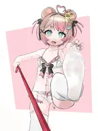 armpit artist:degene_raven character:irina feet leash pov princess_outfit sleepwear transparent_clothing // 3000x4000 // 3.6MB