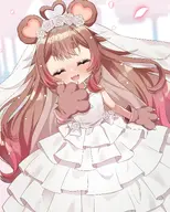 artist:nerikiri_v flower wedding wedding_dress // 1916x2388 // 471KB