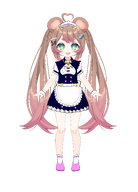 artist:chiefraub dressupirina maid_outfit NekoPara_uniform series:nekopara twintails // 4600x6400 // 3.6MB