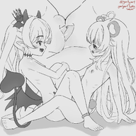 artist:YurilyArts character:irina character:yumi_tomomi cunny erotic nude tribadism yuri // 1748x1748 // 955KB