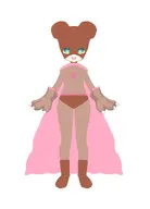 artist:aisteaussaufen cape dressupirina gloves mask superhero // 2944x4096 // 182KB