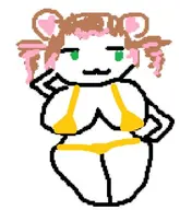 artist:buttsqueak bikini character:irina large_chest opposite_day // 365x426 // 22KB