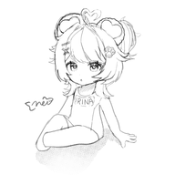 artist:reiishark character:irina fan_commission sketch swimsuit // 2508x2508 // 1.3MB