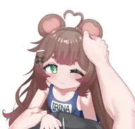 artist:jahe_png fan_commission headpat swimsuit // 4096x3917 // 599KB