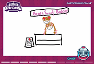 artist:chiefraub bakery character:irina character:pawnii_chan christmas gartic_phone sketch // 770x525 // 60KB