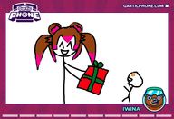 artist:irina_kumai character:irina christmas gartic_phone sketch // 770x525 // 67KB