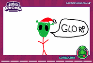 alien artist:lordaziki christmas gartic_phone santa_hat // 770x525 // 54KB